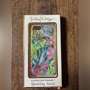 NIB Lily Pulitzer Sparkling Sands Multicolor iPhone 7 Phone Case